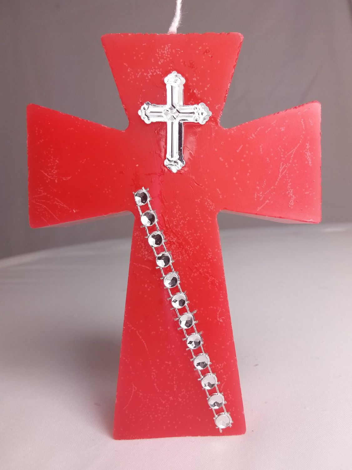 Handmade religious candle