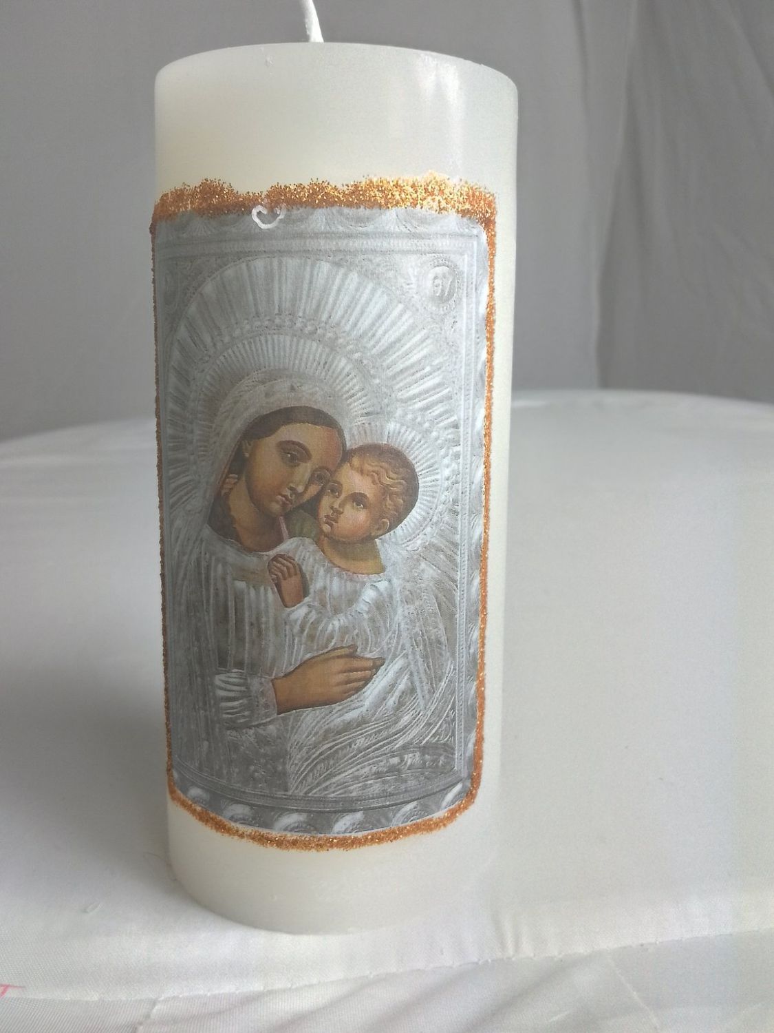 Big pillar religious candle