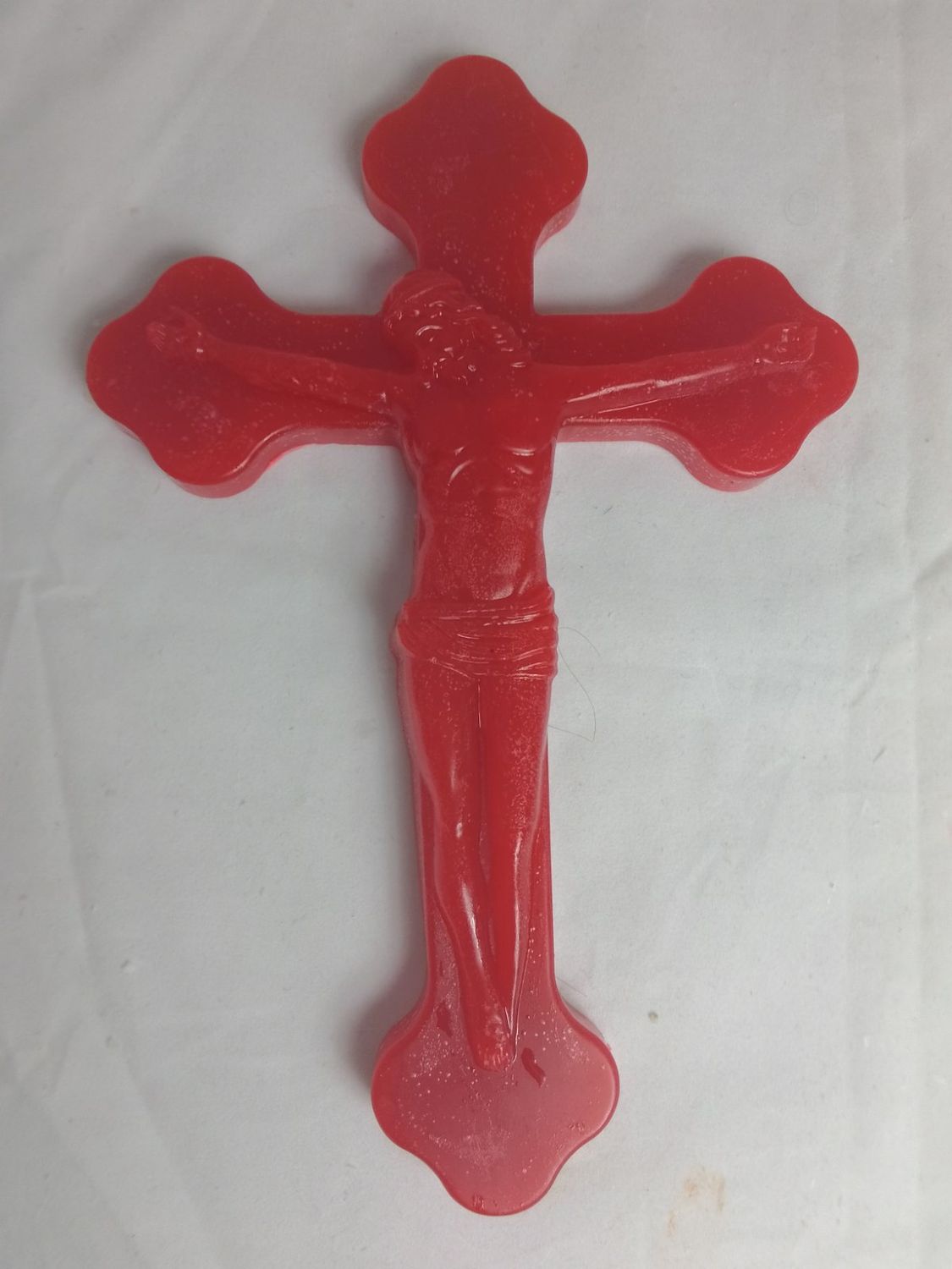 Big handmade wax  cross