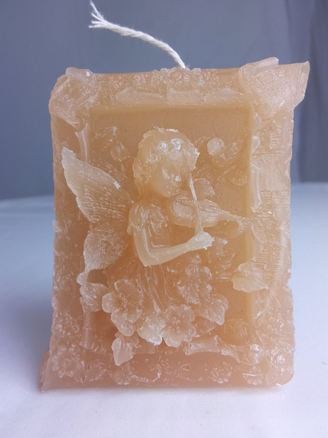 Handmade religious candle