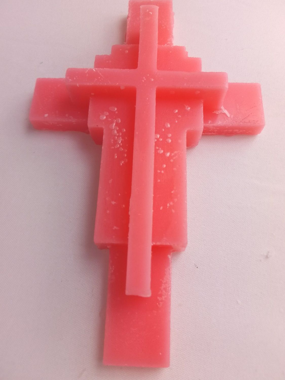 Handmade beeswax cross