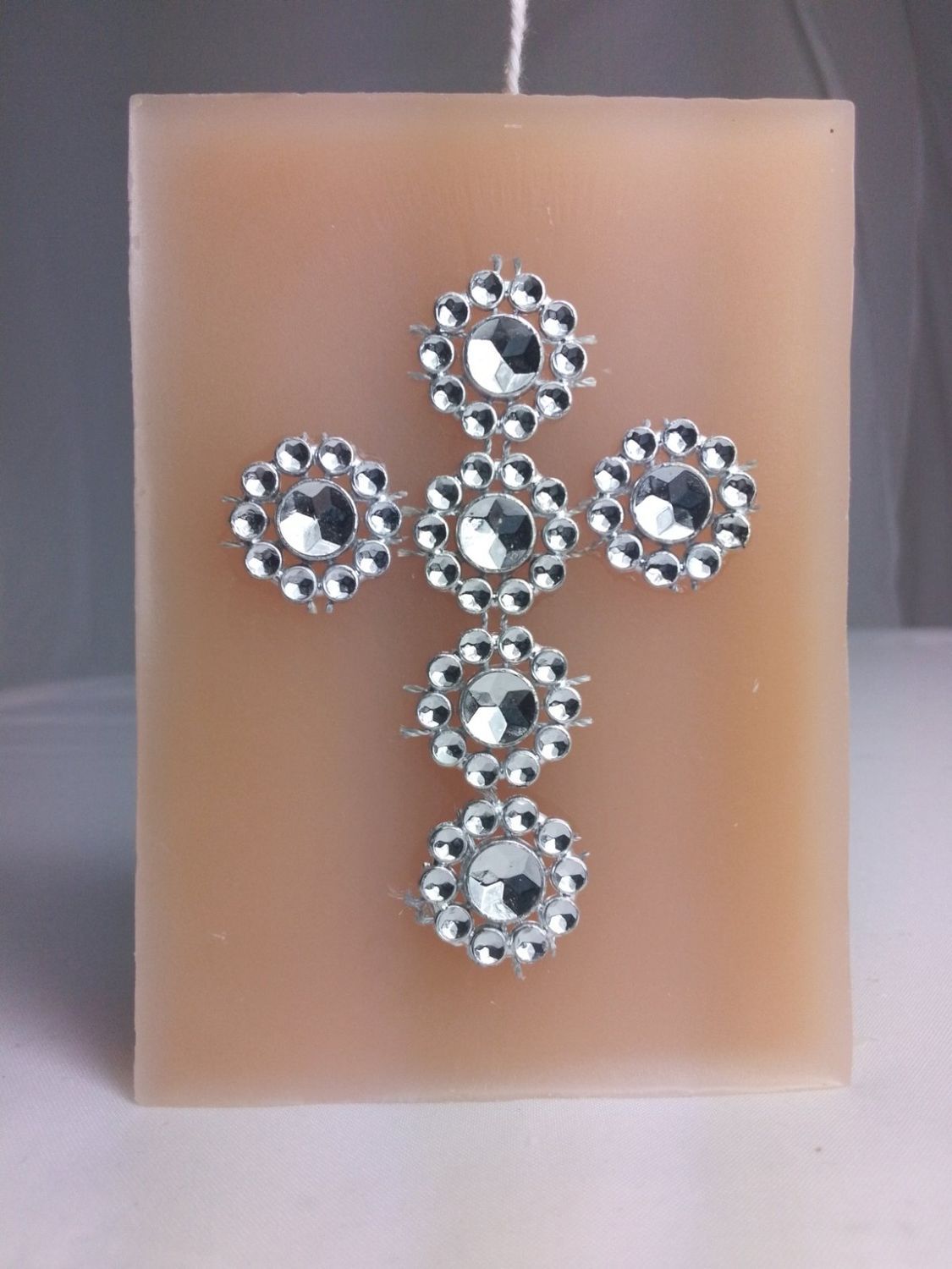 Handmade religious candle