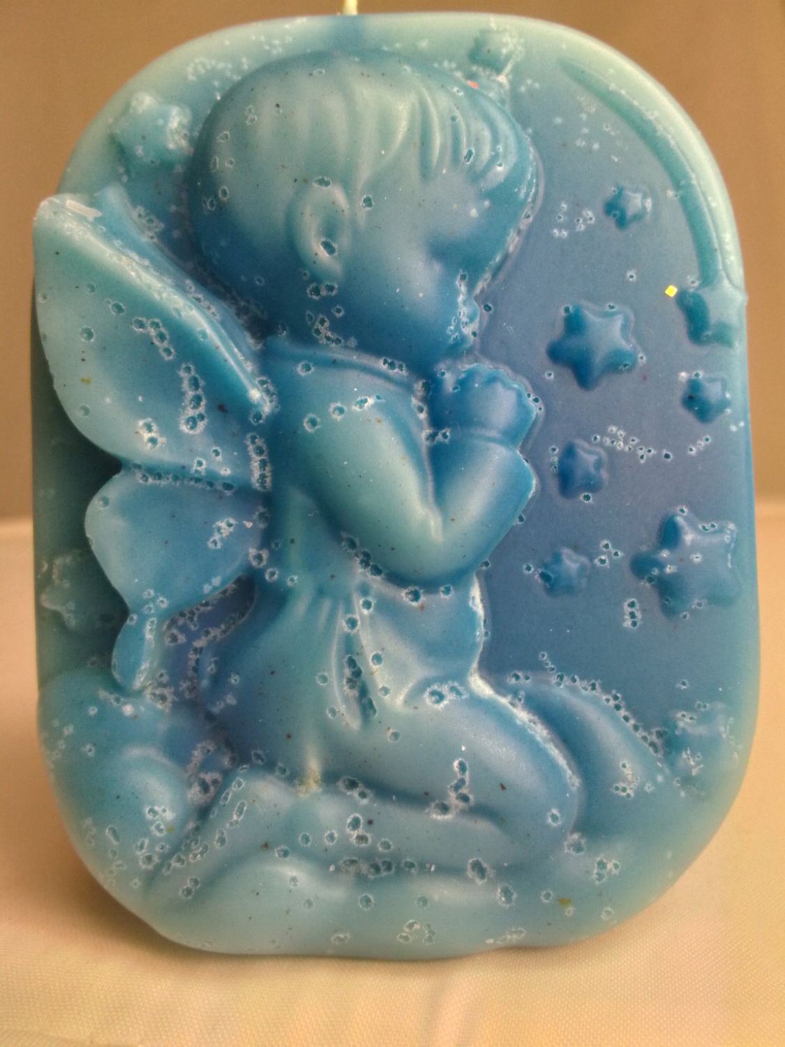 Handmade religious angel  candle