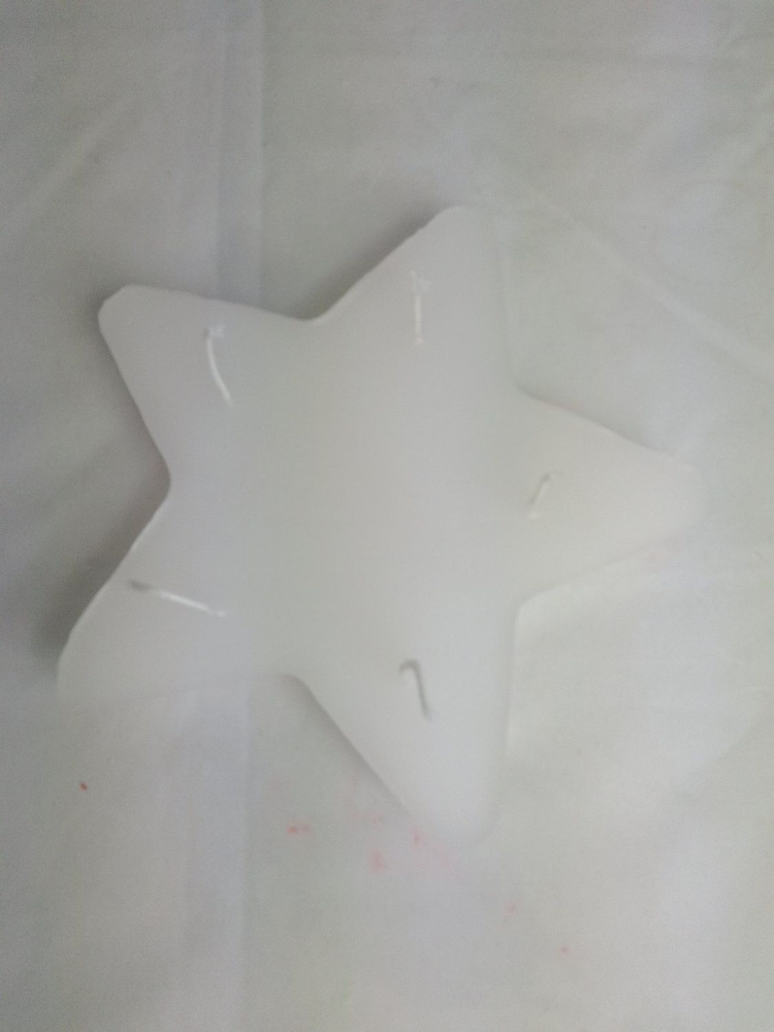 Handmade big star candle