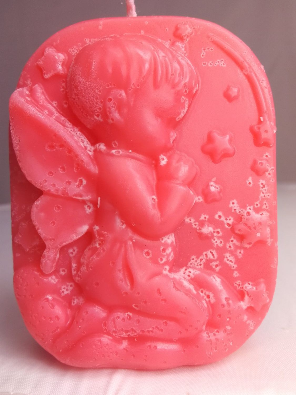 Handmade religious angel  candle