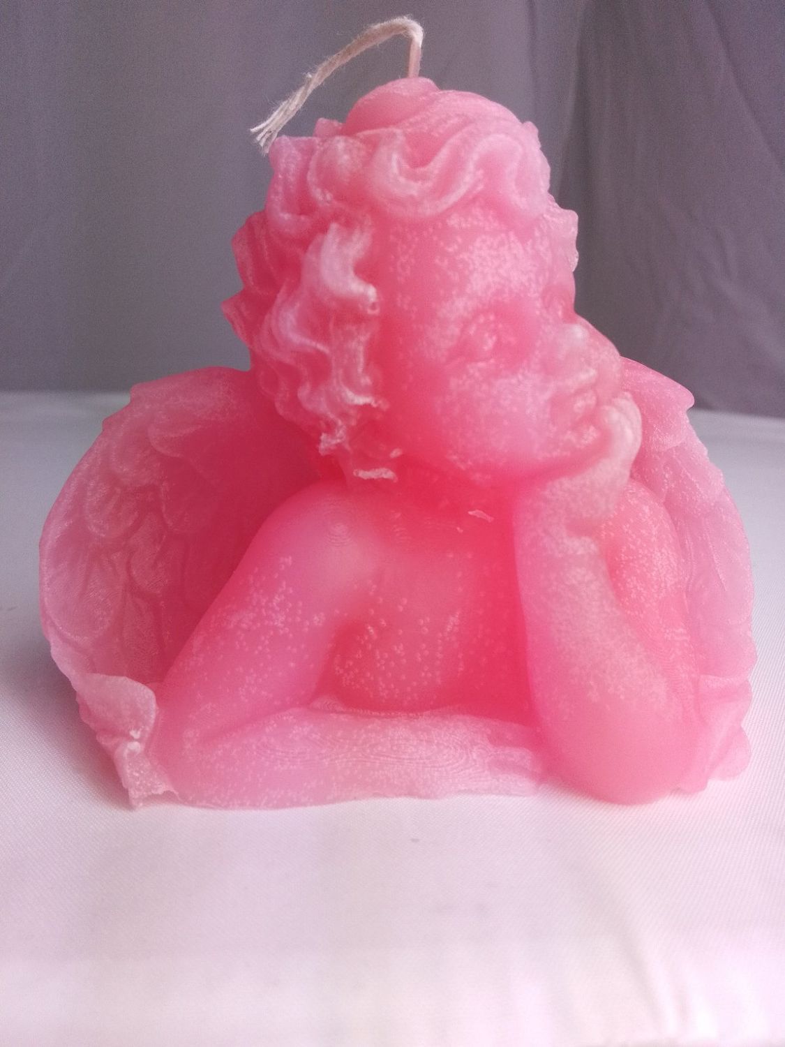 Handmade angel candle