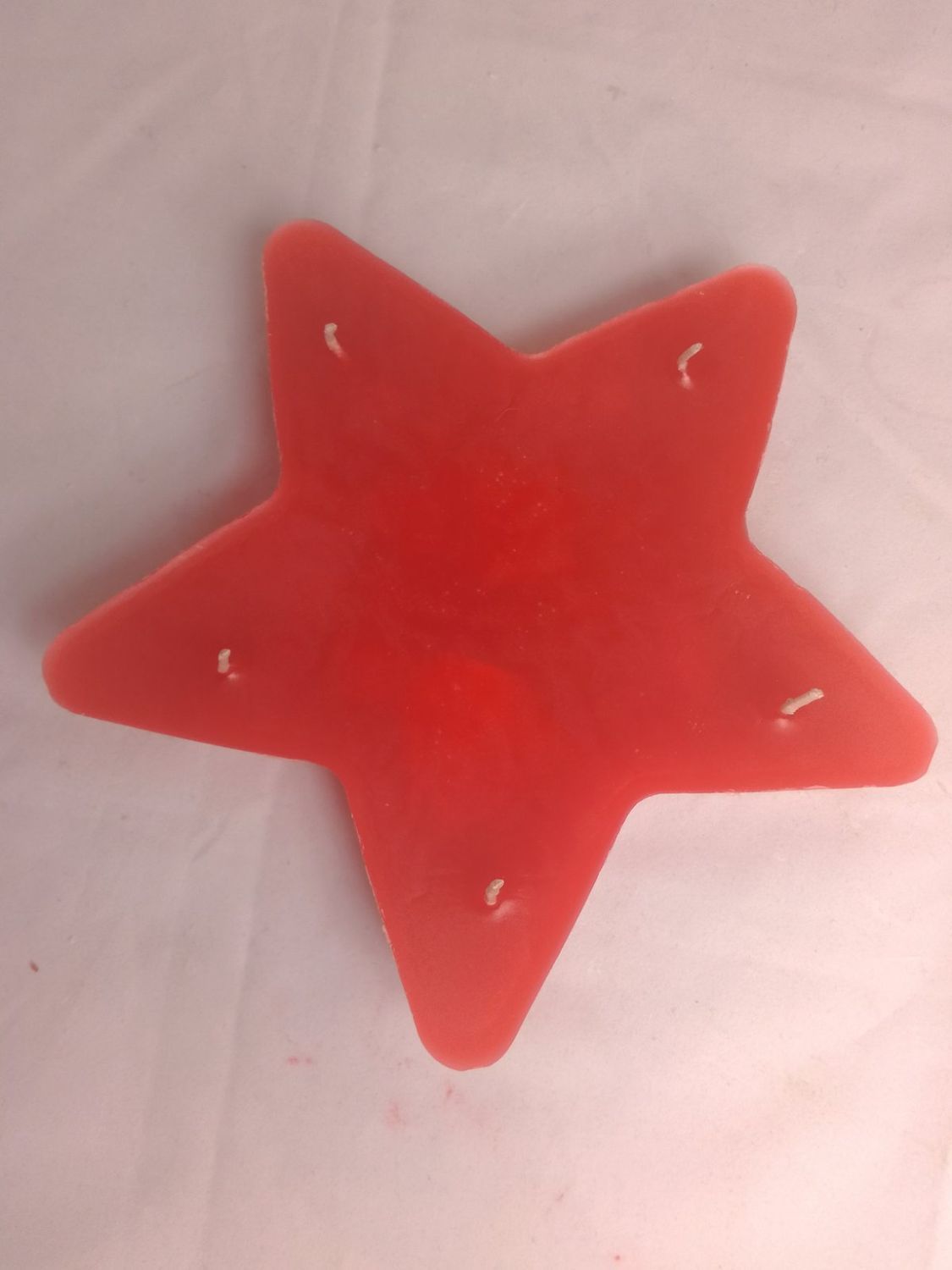 Handmade big star candle