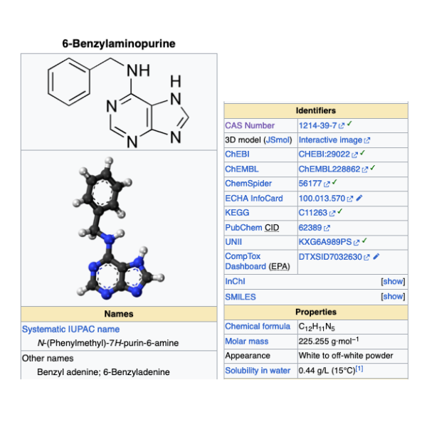 6-Benzylaminopurine