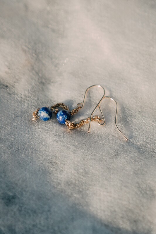 Lapis Lazuli &quot;different&quot; earrings