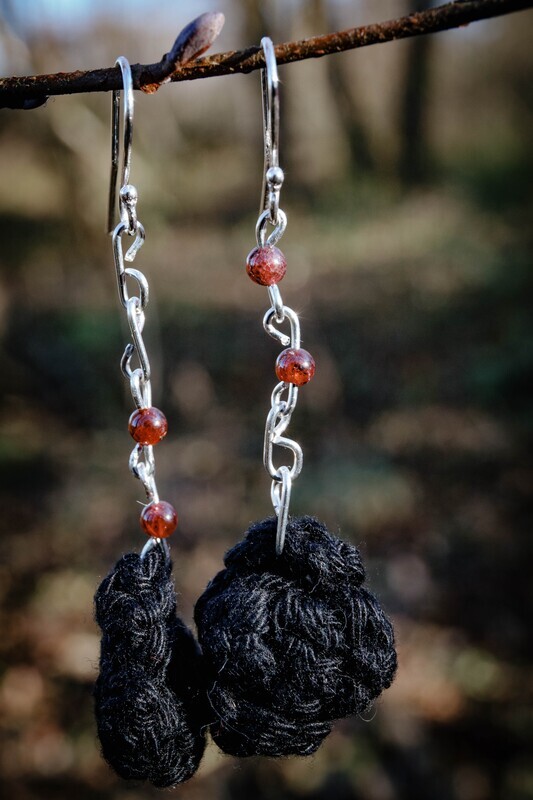 BLACK BEAUTY earrings