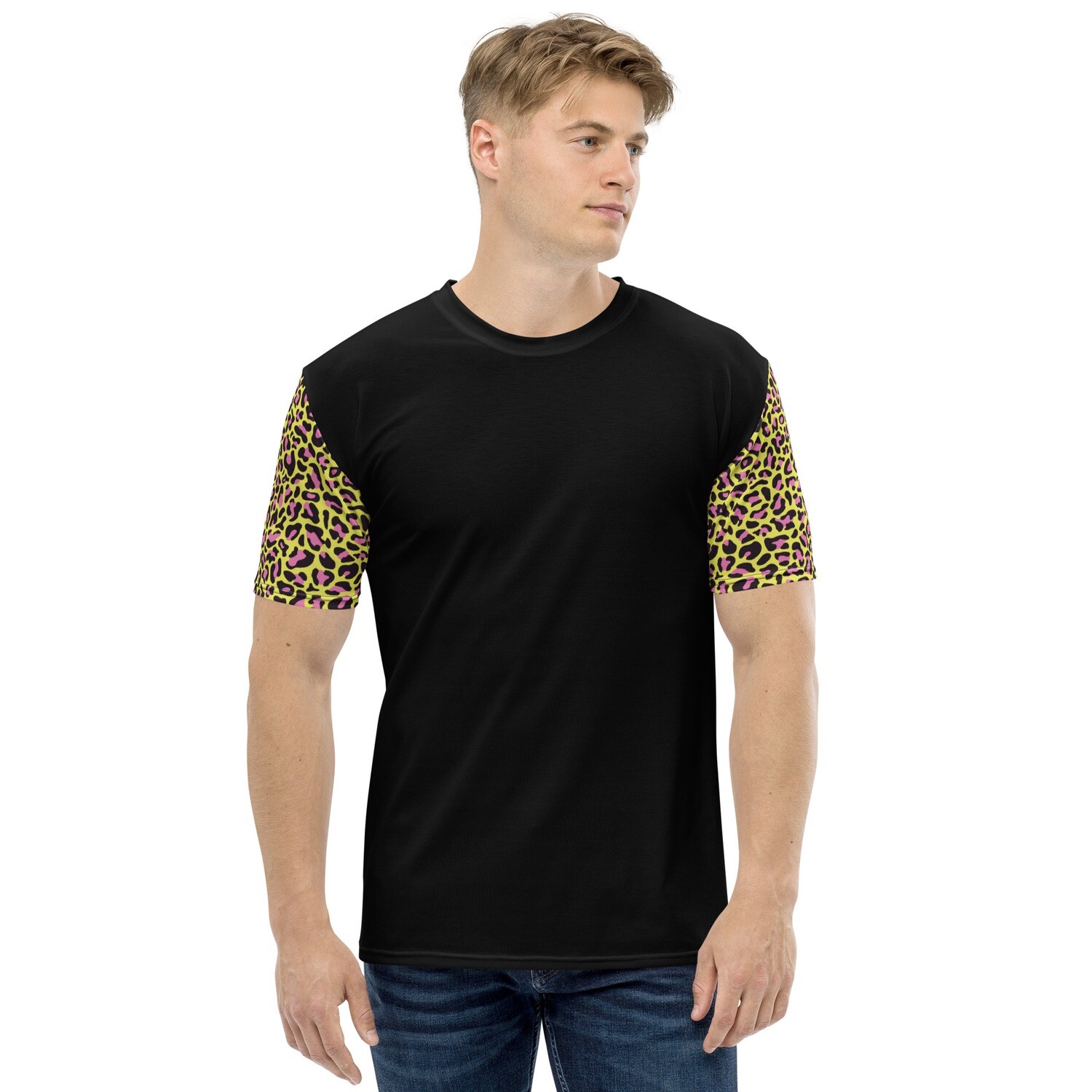 Yellow leopard T-shirt 