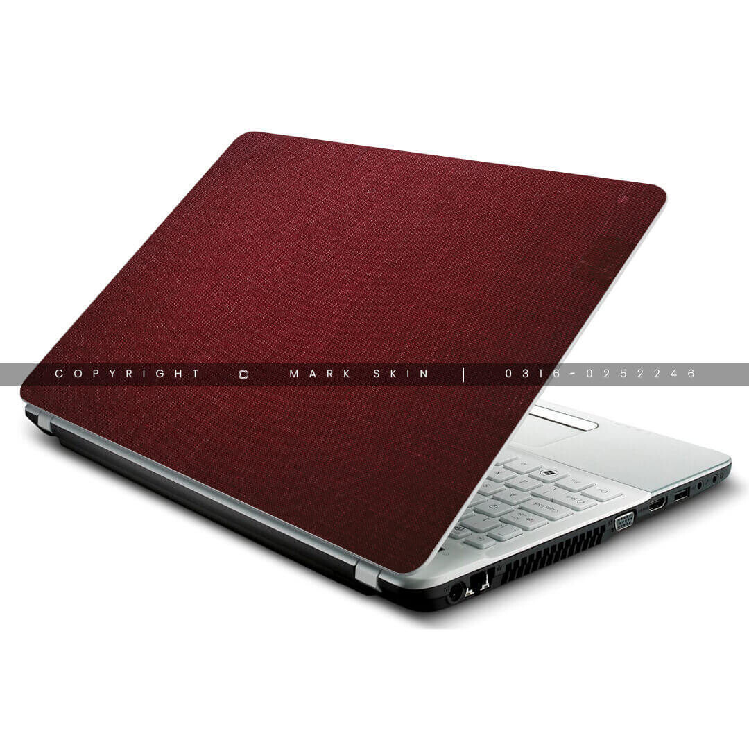 Laptop Maroon Skin