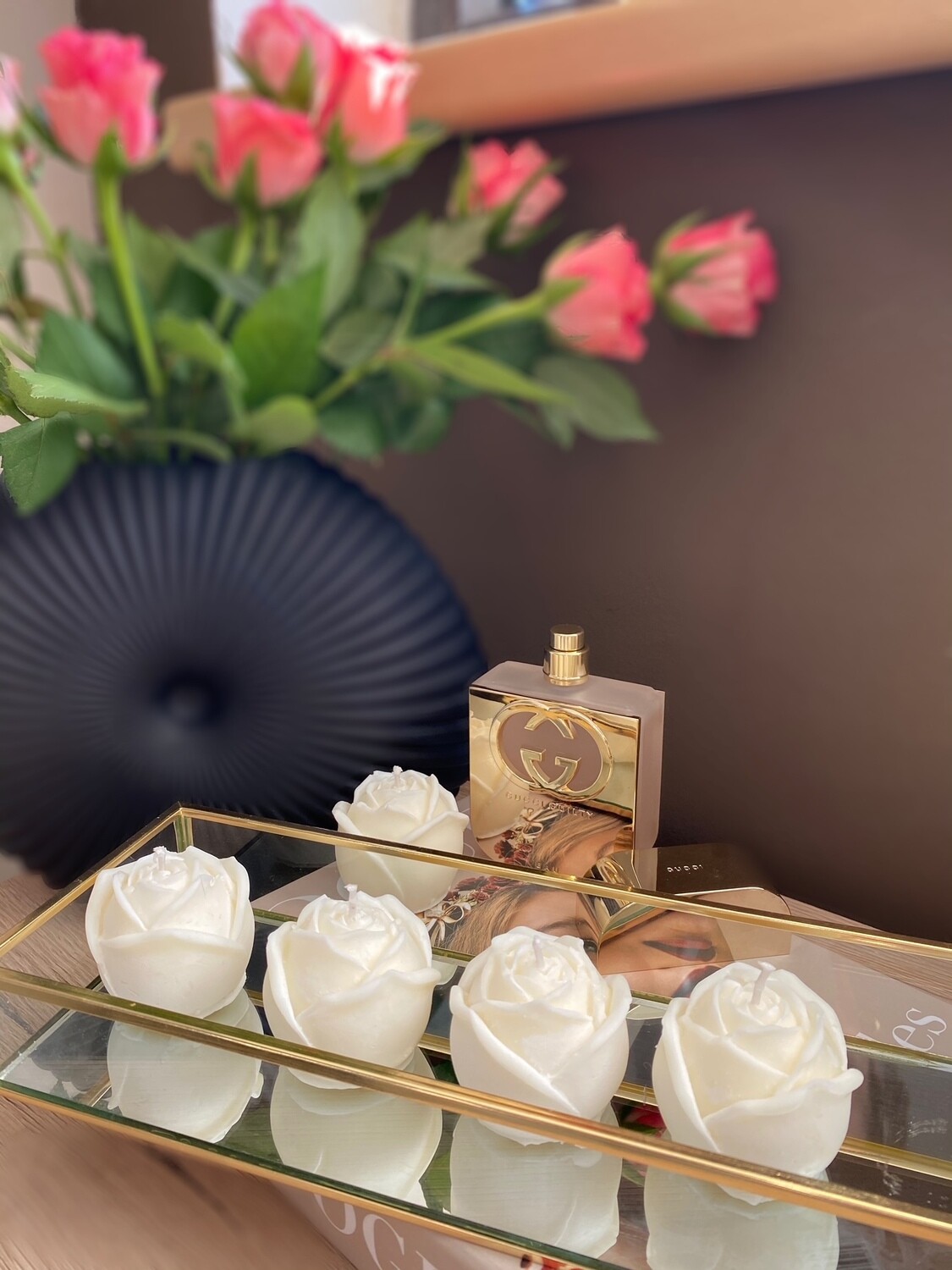 White Roses SET 5 kom