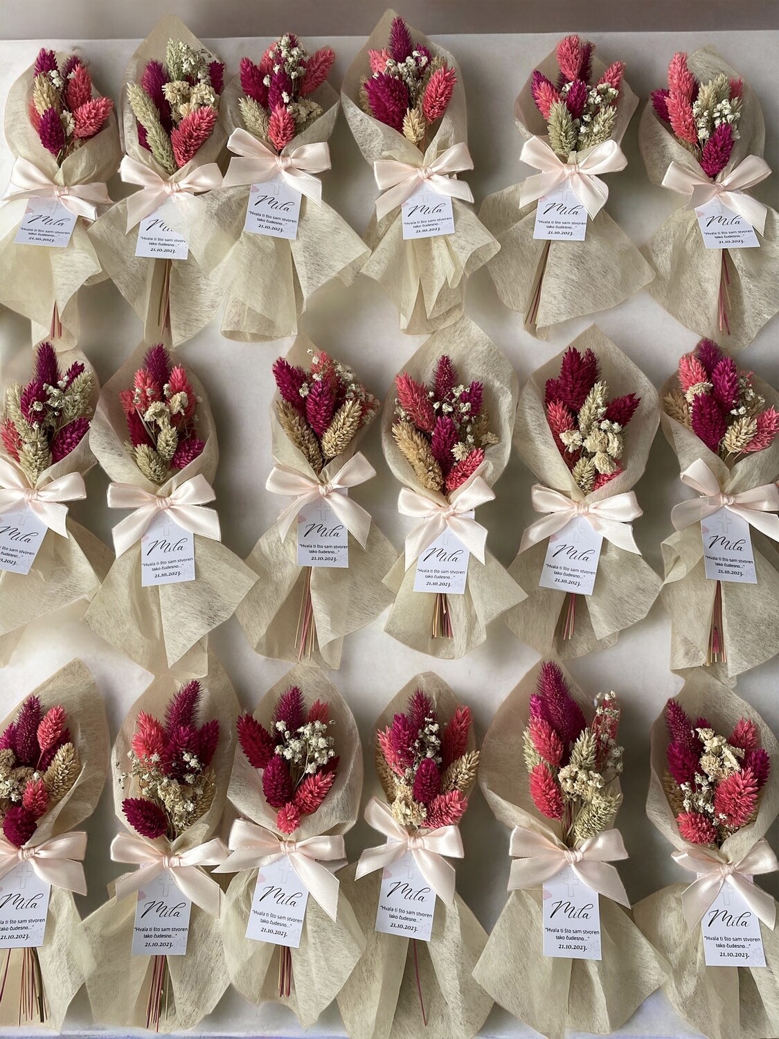 Zahvalnice RUSTIC BOUQUET Medium već od 2,4 Eur