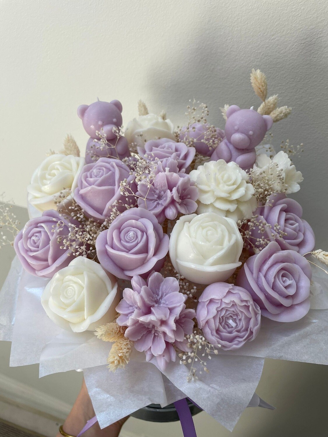 FLOWER BOX L - LILA