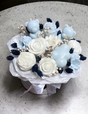 FLOWER BOX S - BLUE