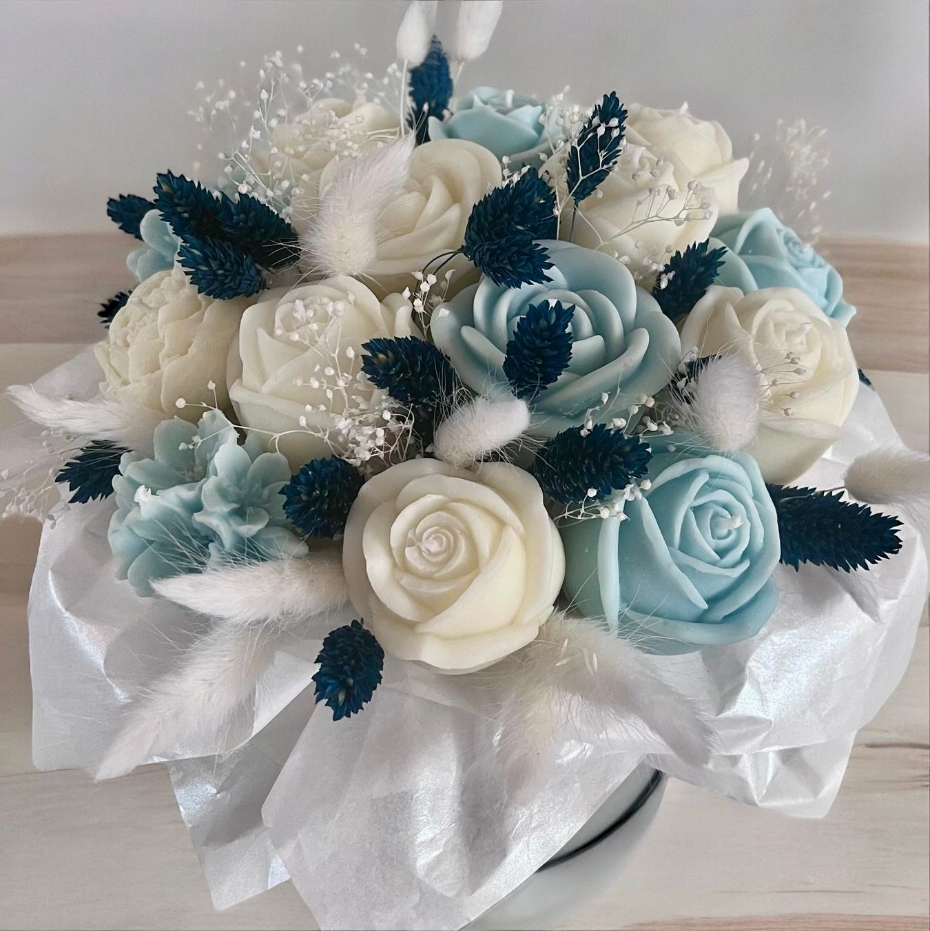 FLOWER BOX M - BLUE