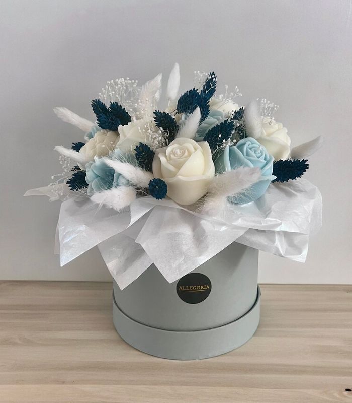 FLOWER BOX M - BLUE