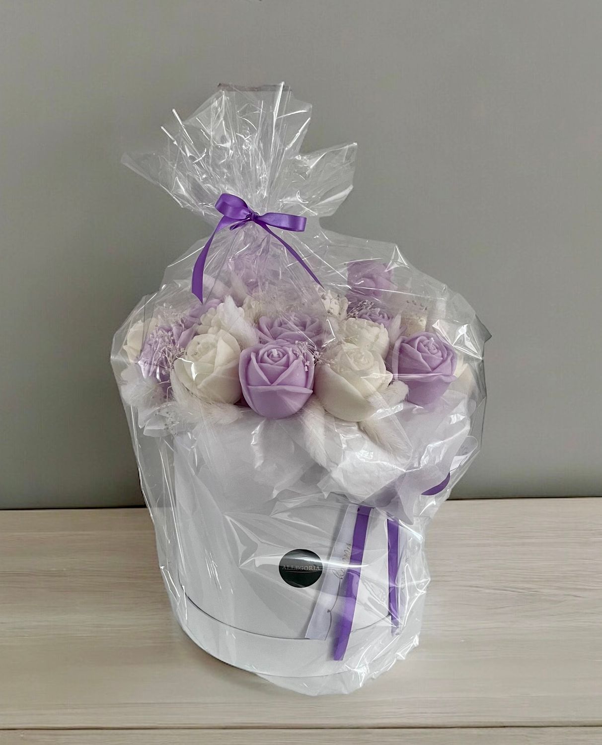 FLOWER BOX L - LILA