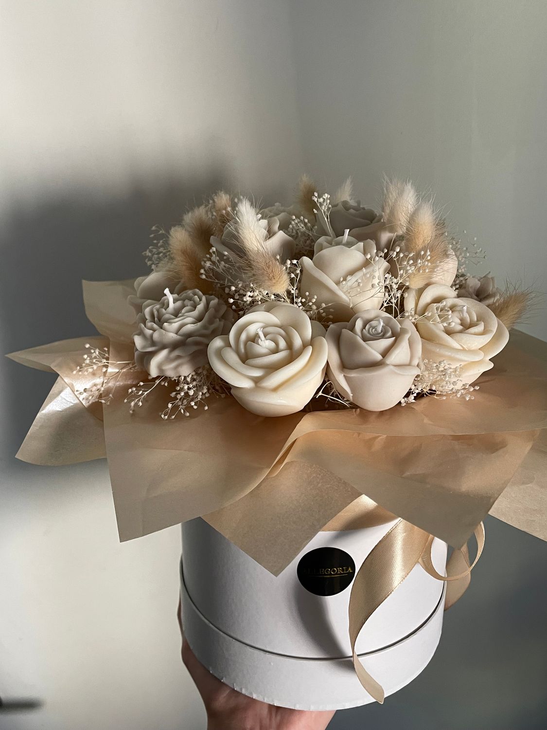FLOWER BOX - M BIEGE
