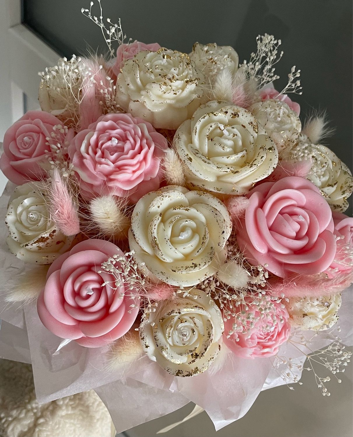 FLOWER BOX L - ROSE
