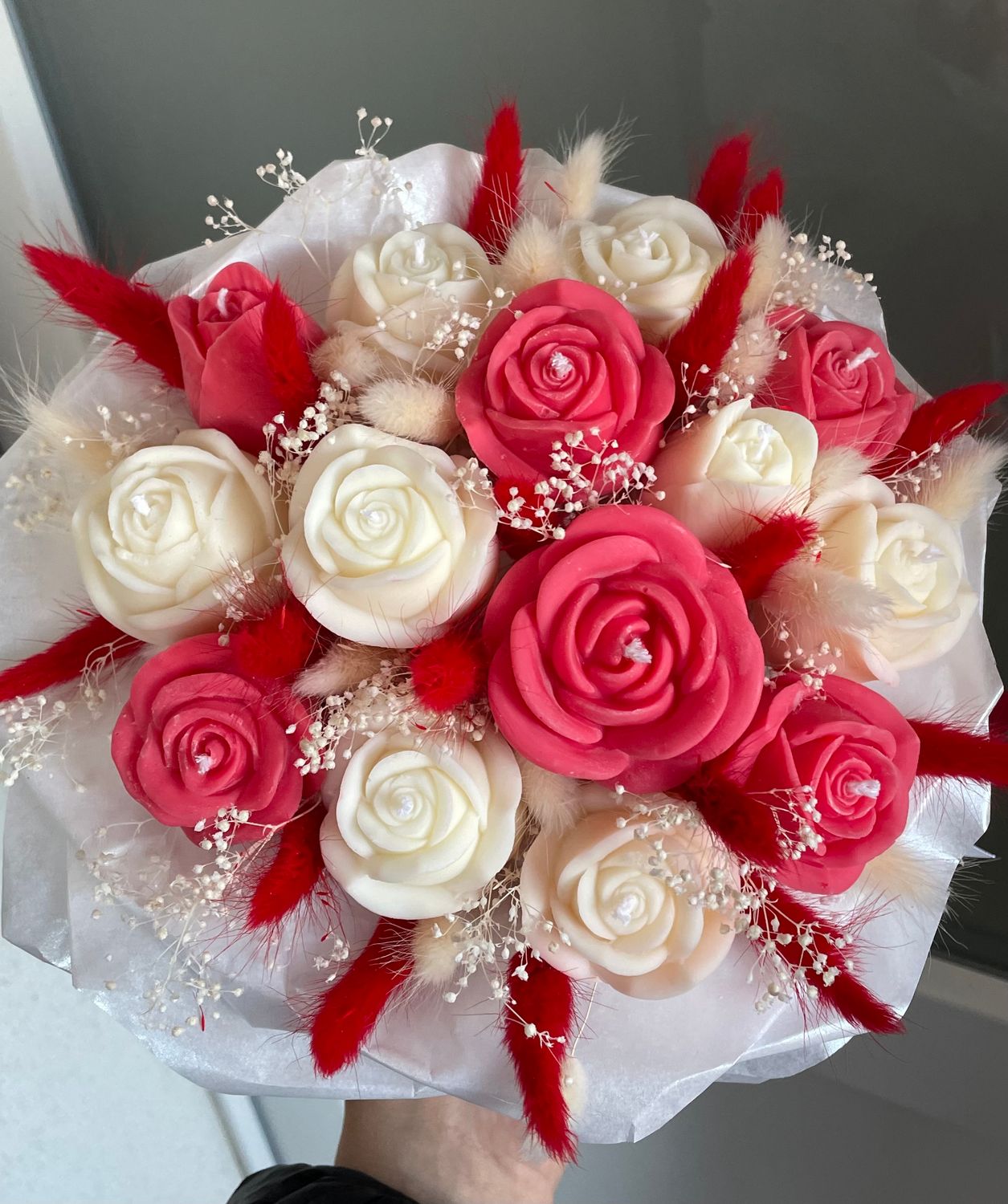 FLOWER BOX M - RED
