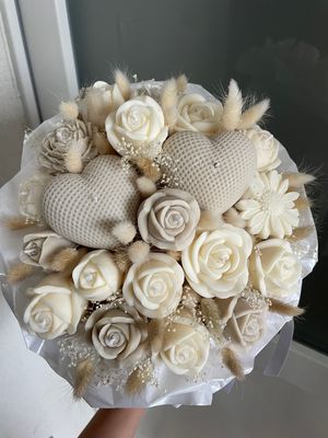 FLOWER BOX L - BEIGE