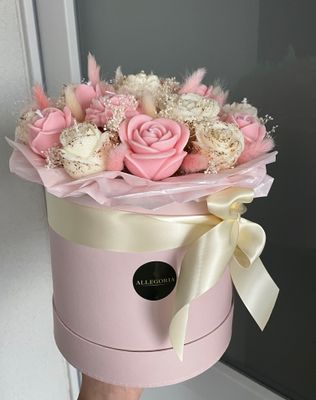FLOWER BOX L - ROSE