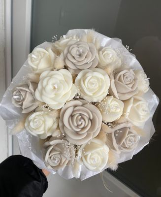 FLOWER BOX S - BEIGE