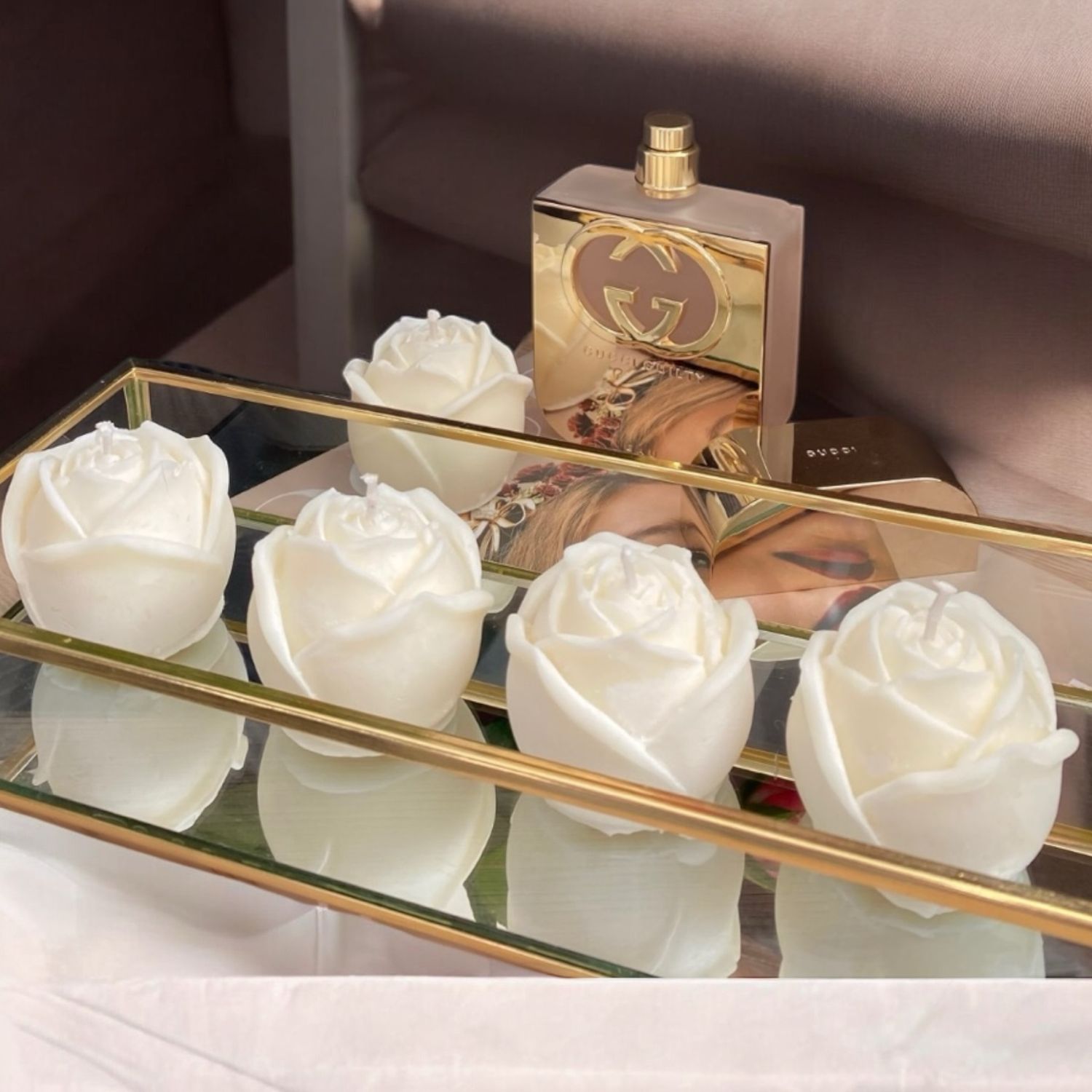 White Roses SET 5 kom