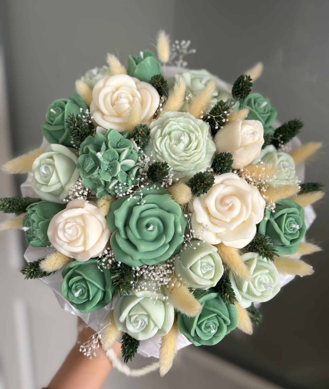 FLOWER BOX L - VANILLA / GREEN