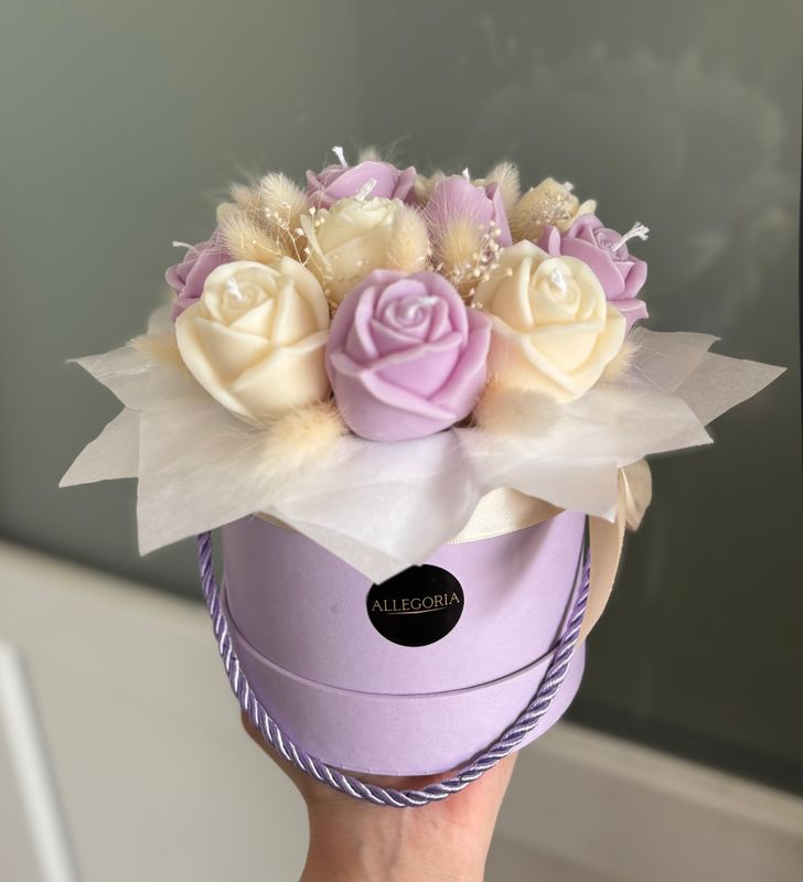 FLOWER BOX S - LILA