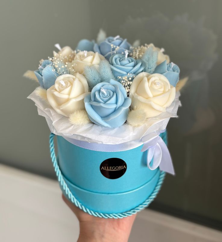 FLOWER BOX S - TURQUISE