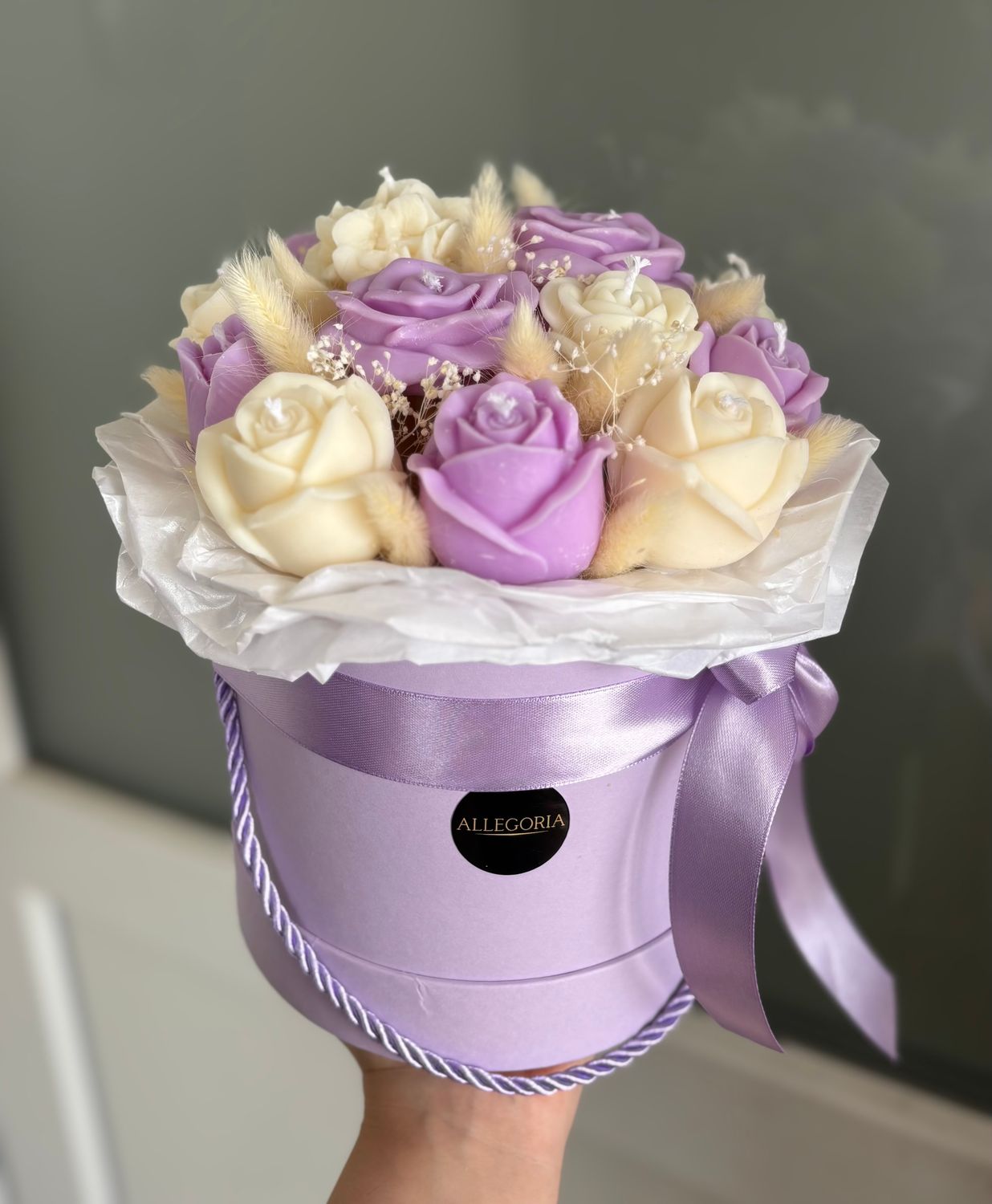 FLOWER BOX M - LILA
