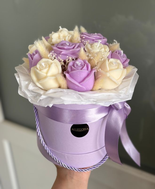 FLOWER BOX M - LILA
