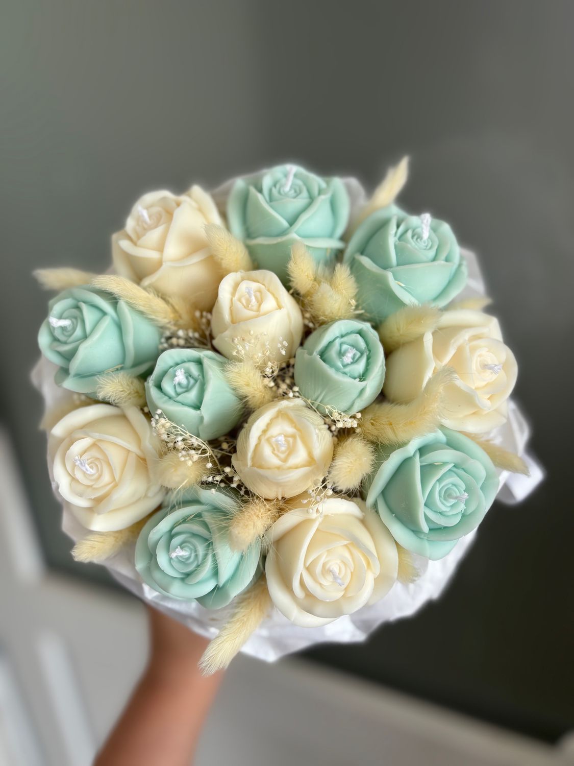 FLOWER BOX S - PISTACHIO