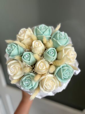 FLOWER BOX S - PISTACHIO