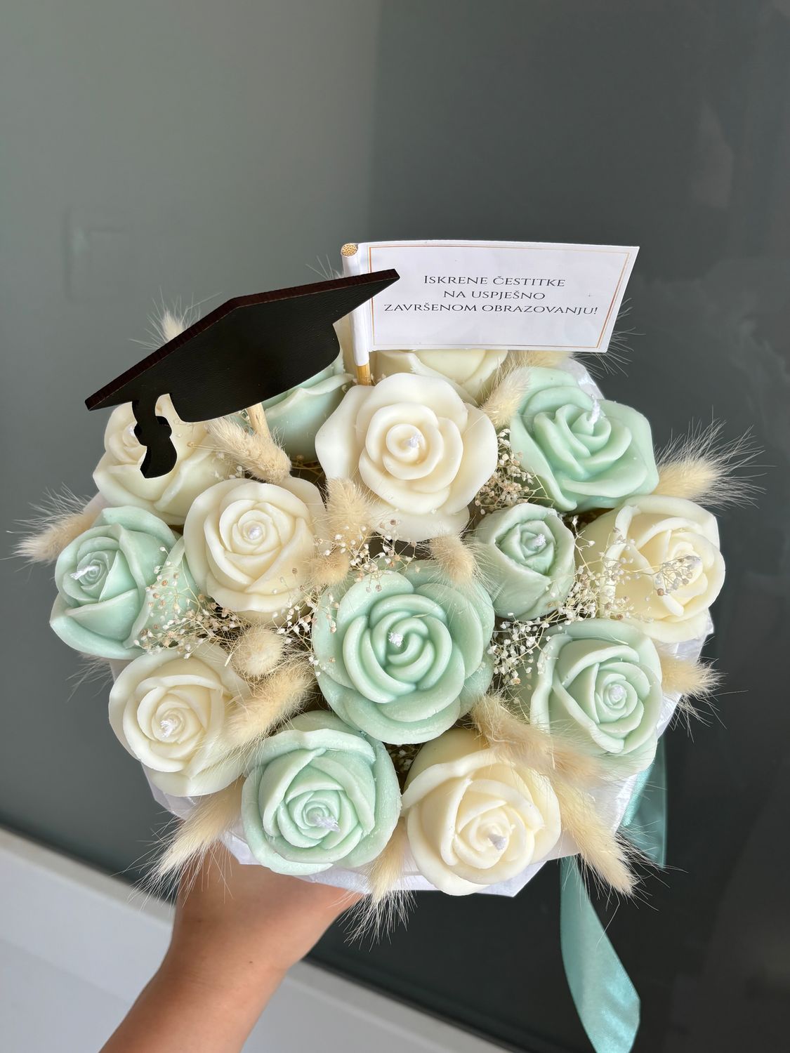 FLOWER BOX S - PISTACHIO