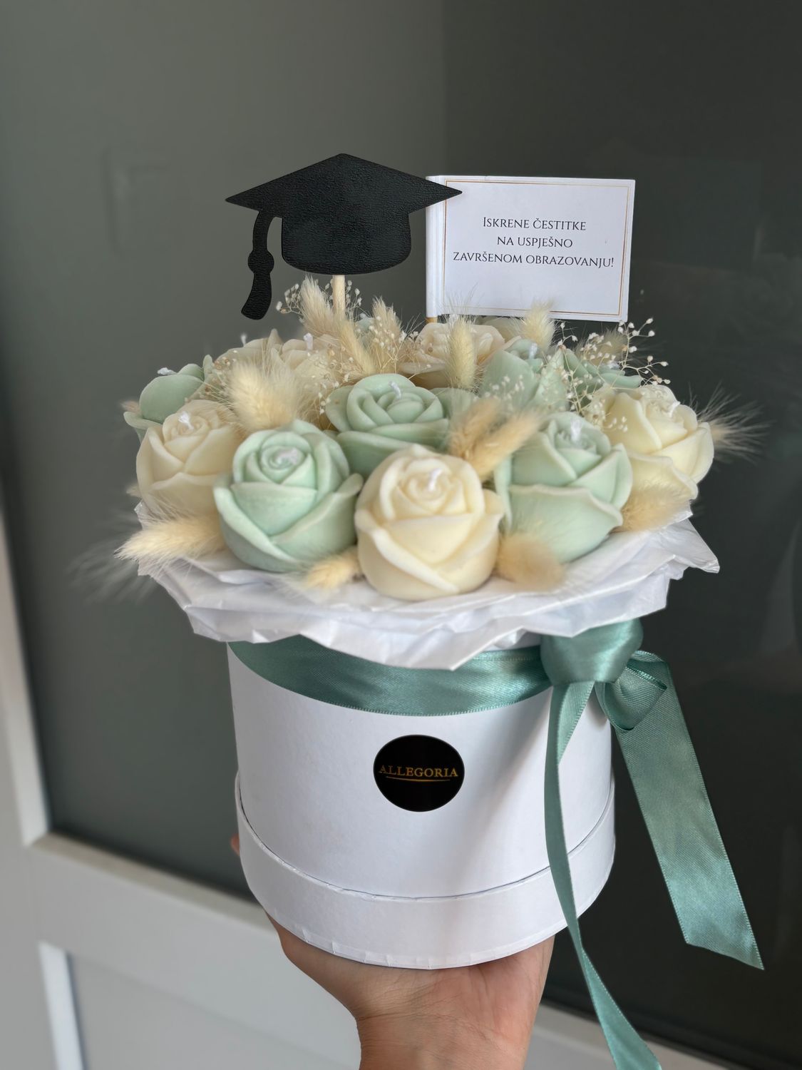 FLOWER BOX S - PISTACHIO