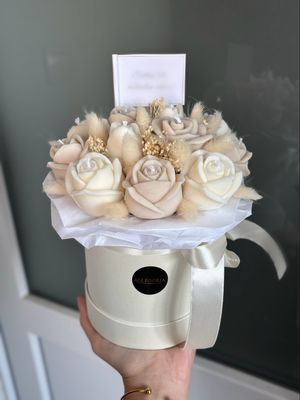 FLOWER BOX S - BEIGE