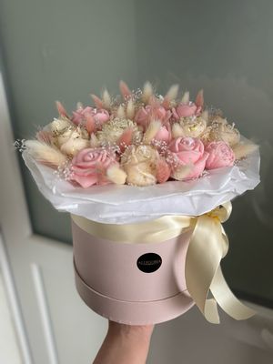 FLOWER BOX L - ROSE