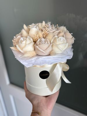 FLOWER BOX S - BEIGE