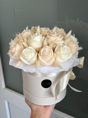 FLOWER BOX M - CREAM