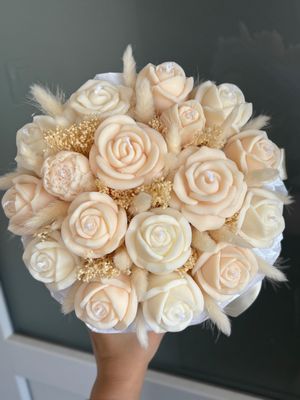 FLOWER BOX M - CREAM