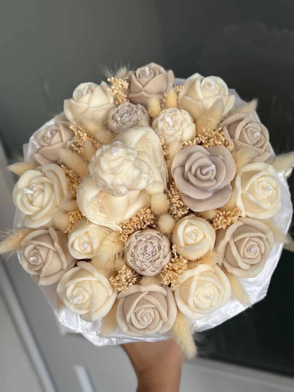FLOWER BOX L - ANGEL BEIGE