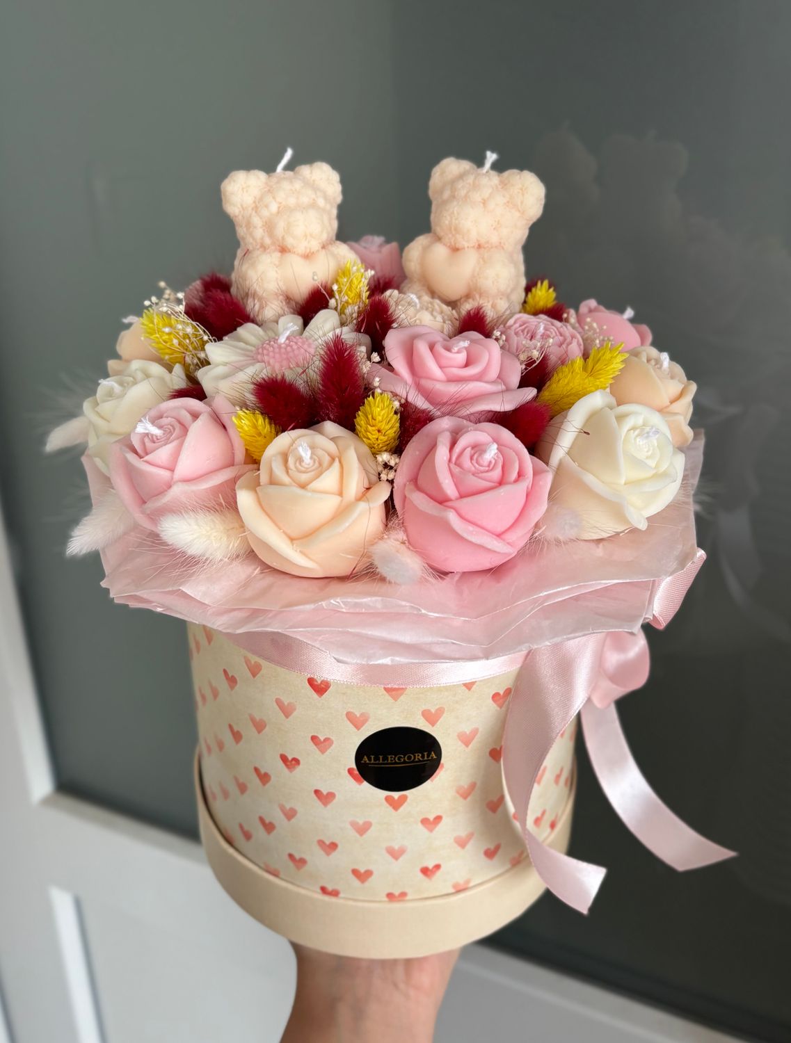 FLOWER BOX M - MULTI HEART