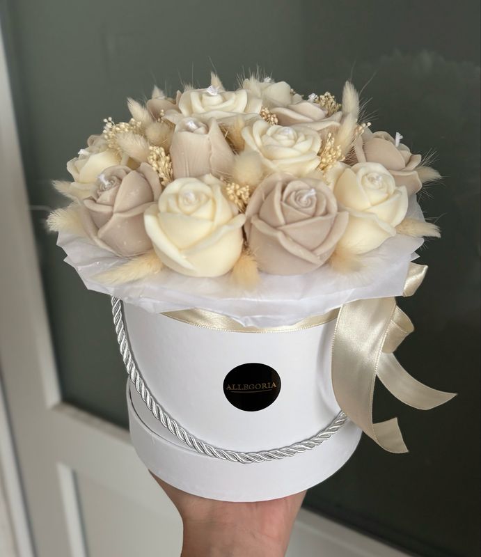 FLOWER BOX - M BEIGE