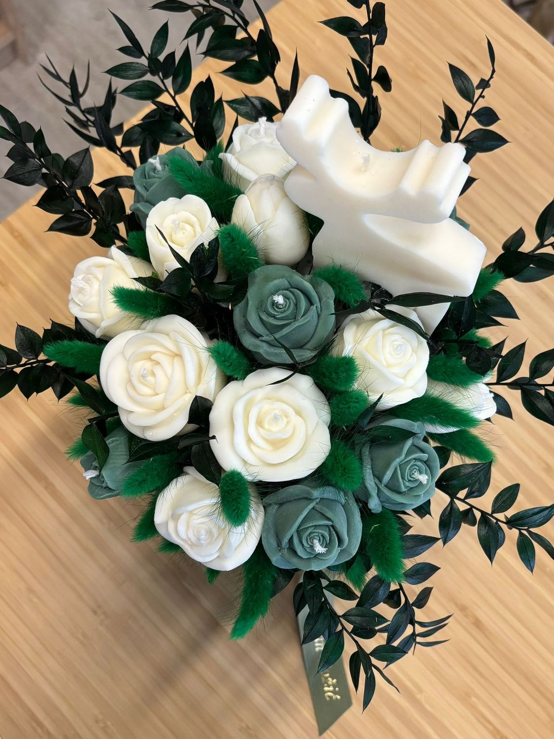 FLOWER BOX - VELVET GREEN