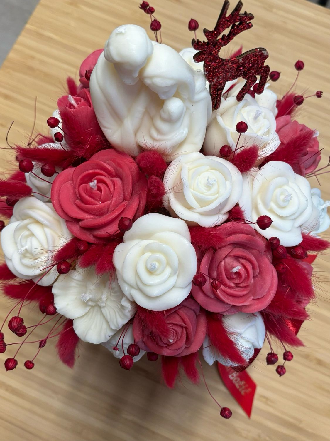 FLOWER BOX - VELVET RED