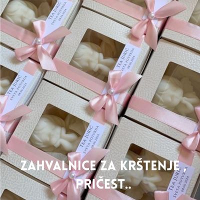 ZAHVALNICE za KRŠTENJE, PRIČEST..